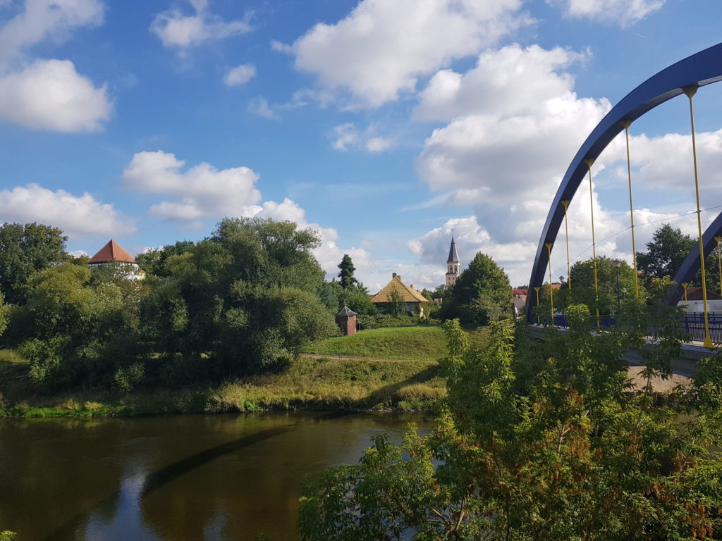 Blick über die Mulde auf Bad Düben